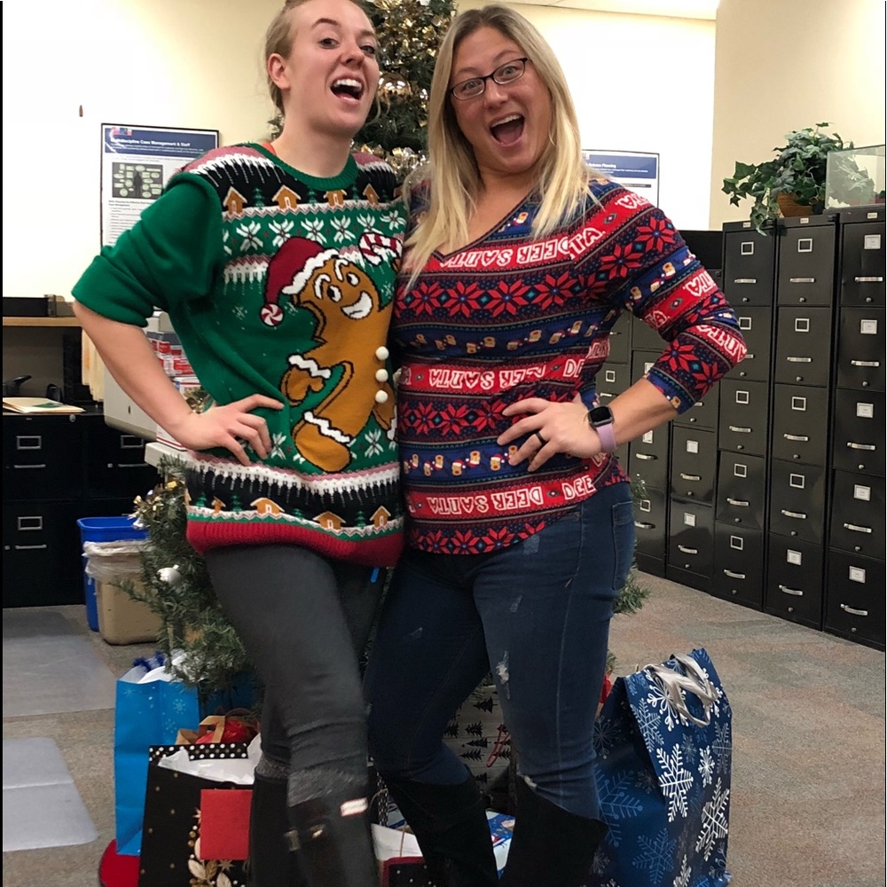 Ugly sweater gingerbread man